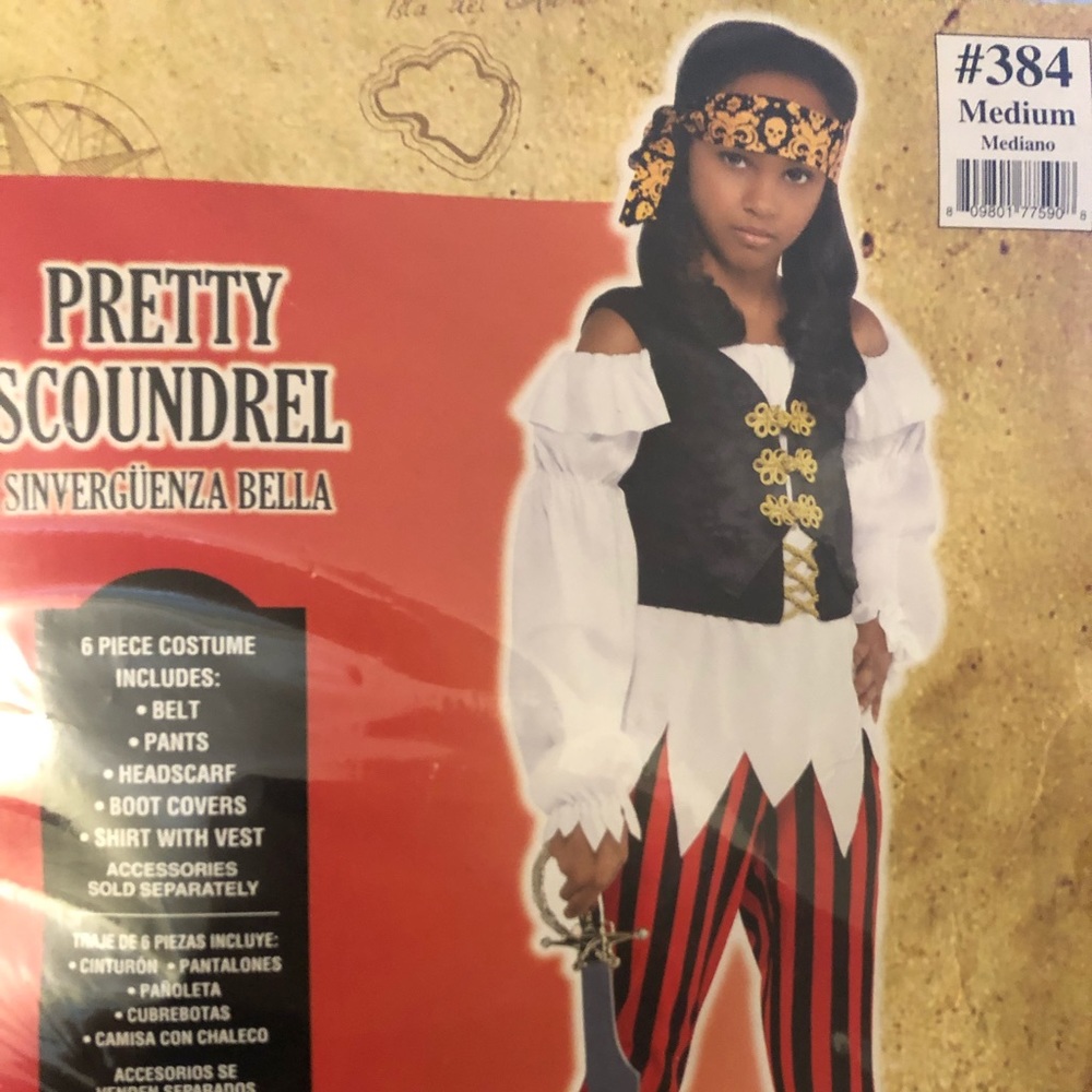 Girls pirate costume